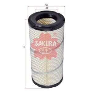 S,P/N 26510342,AIR FILTER ELEMENT(OUTER),AUX ENGINE PERKINS 4.4TGM,CS08,CS09